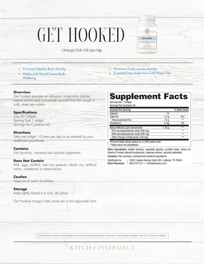 GET HOOKED (Premium Omega-3 fish oil)