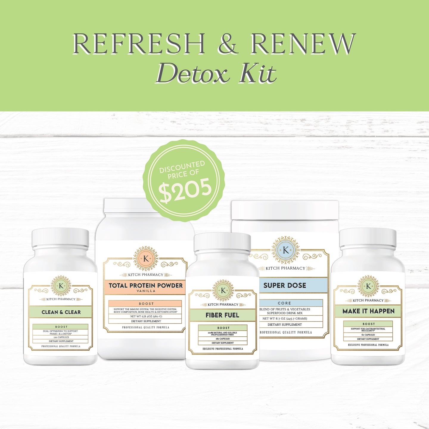 Refresh & Renew: Detox Kit